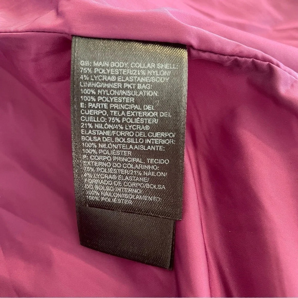 The North Face Pseudio Vest Plum Purple Quilted Mock Neck Women Small Petite - Picture 8 of 11